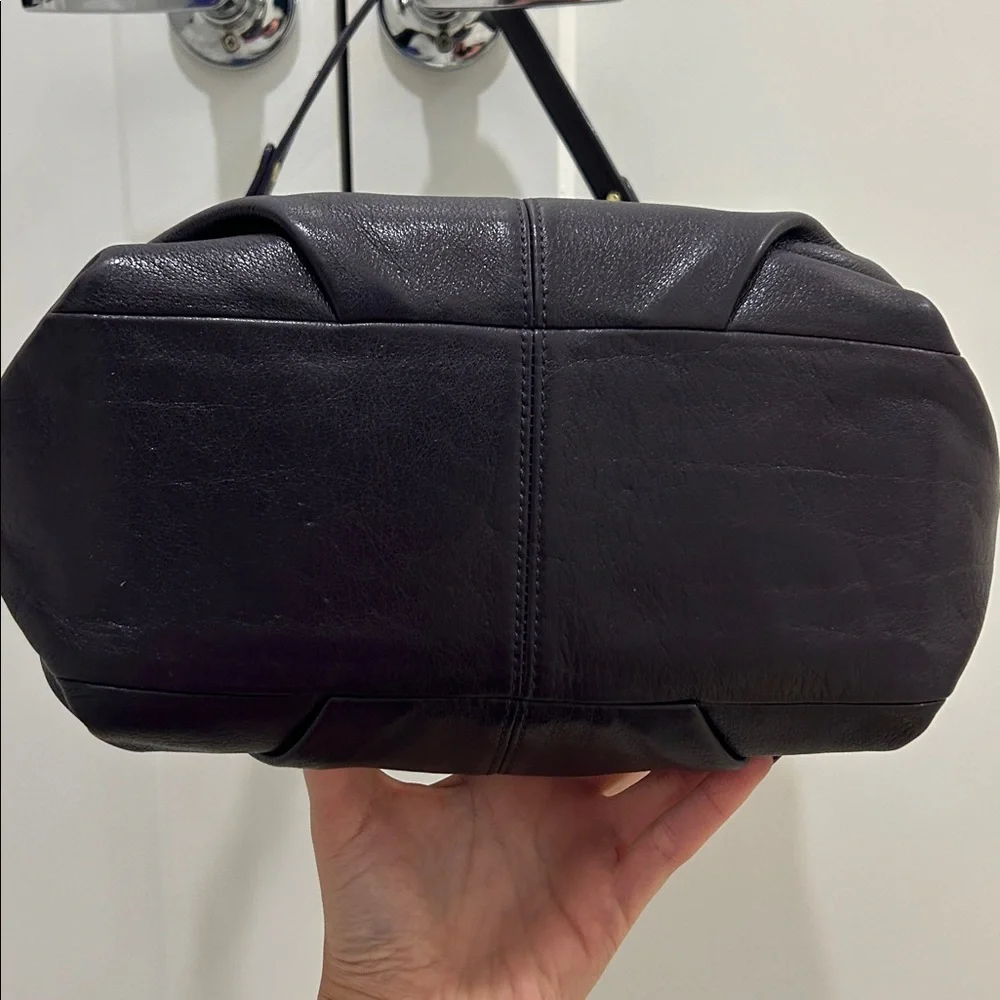 Coach Brooke Hobo Shoulder Bag in Eggplant